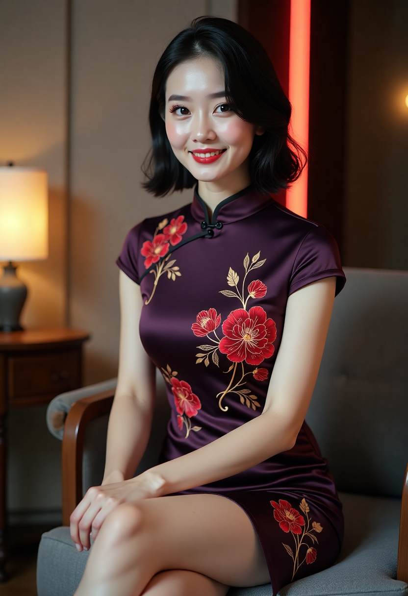 工程师检查电视背部的散热结构
